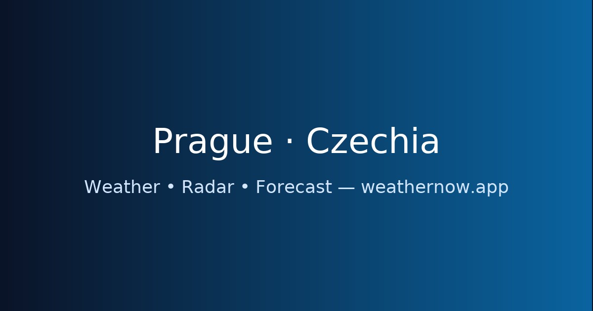 prague czechia radar weather - doppler radar Images... Prague Weather — Radar & Forecast | Weather Now